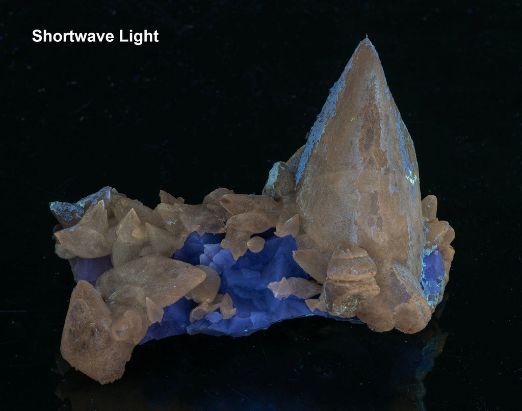 Dogtooth Calcite, Fluorite from Pakistan