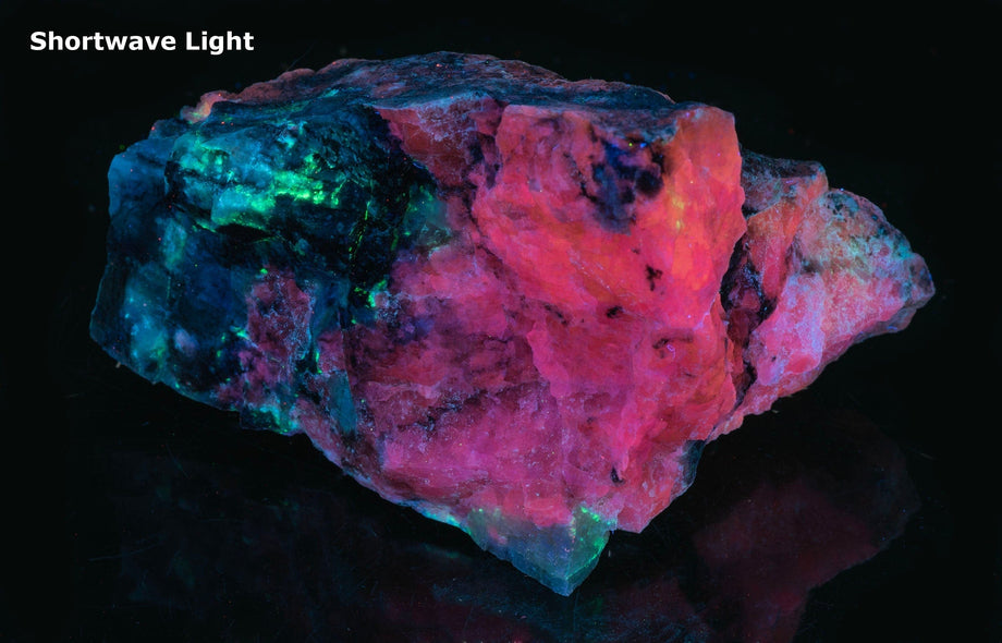 Extremely Tenebrescent Sodalite (Hackmanite) from Greenland