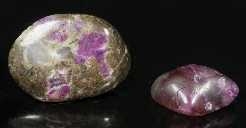 2 Tumbled Sodalite (Hackmanite) Pieces