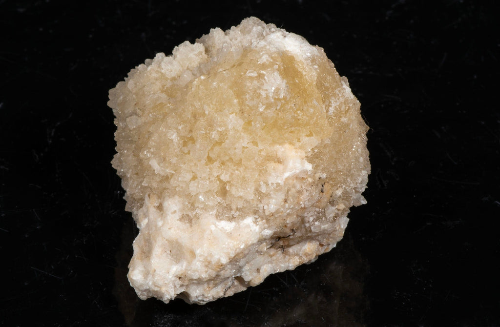 A pure crystal of La Sassa radiating quartz from Italy.