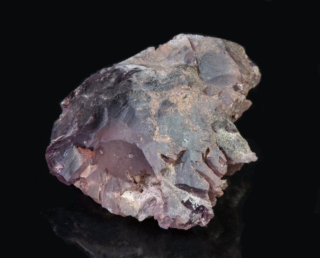 Deep purple etched amethyst crystal from Roosevelt Dam, Arizona. 