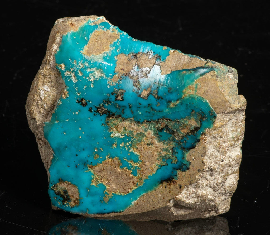 Bright blue turquoise from Nevada. Nevada is a turquoise mining mecca.
