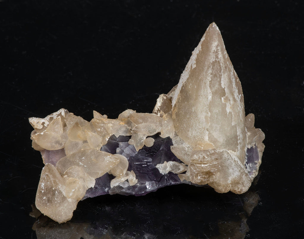 Dogtooth Calcite, Fluorite from Pakistan